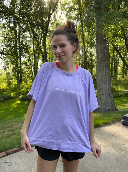 Run More Worry Less Tshirt