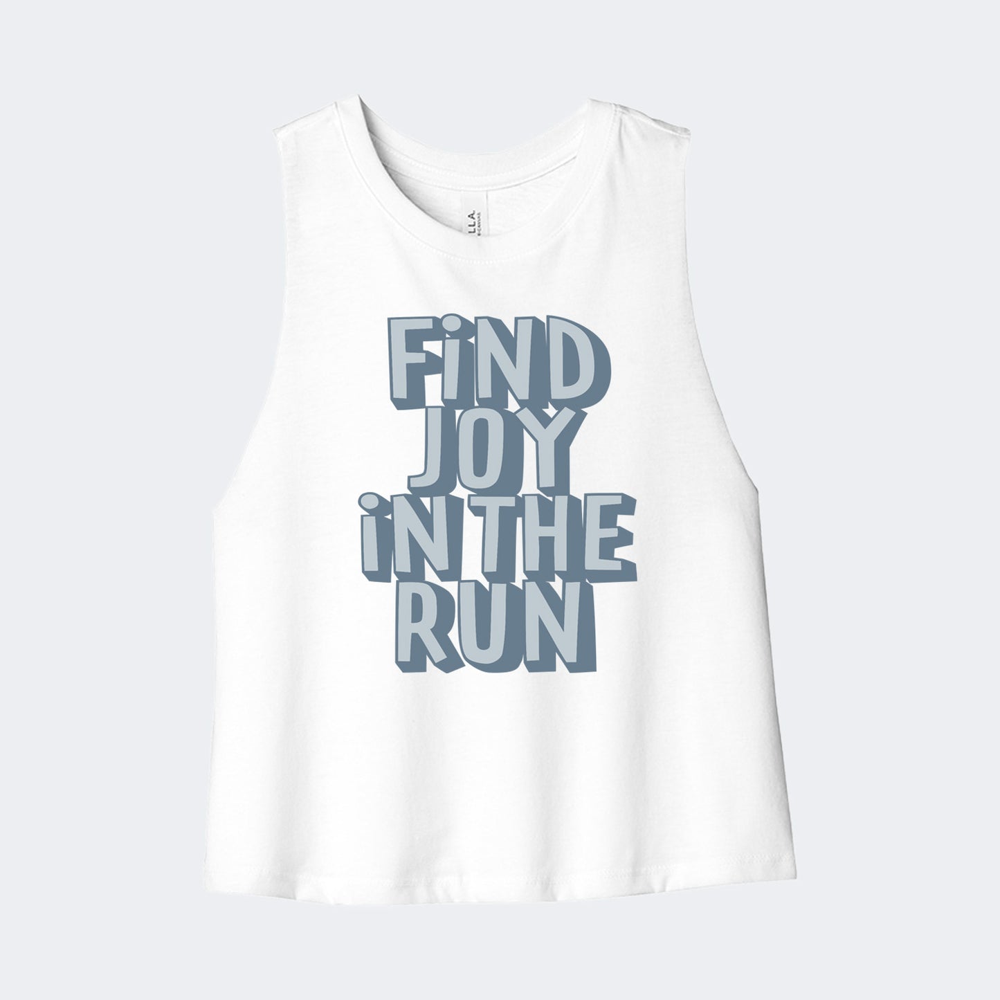 Find Joy in the Run Crop Tank