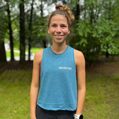 Good Runs Only Crop Tank