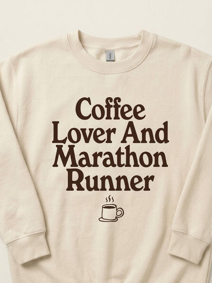 Coffee Lover and Runner Sweatshirt