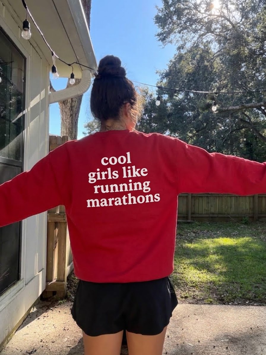 Cool Girls Like Running Sweatshirt