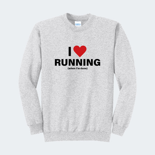 I Love Running Sweatshirt