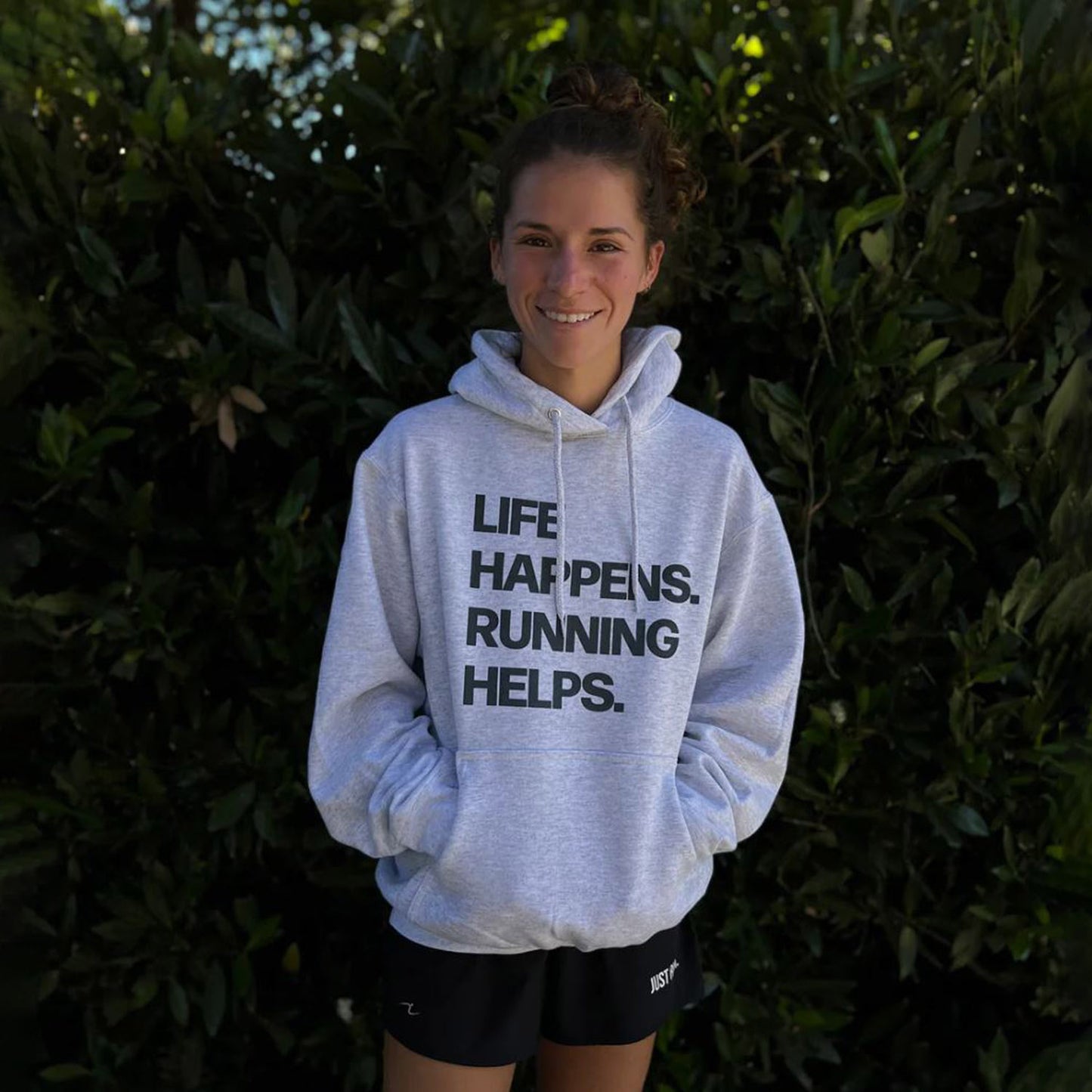 Life Happens. Running Helps. Hoodie