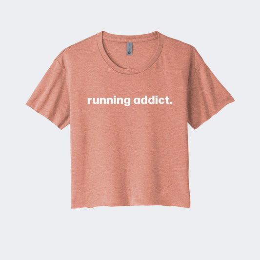 Running Addict Cropped T-Shirt