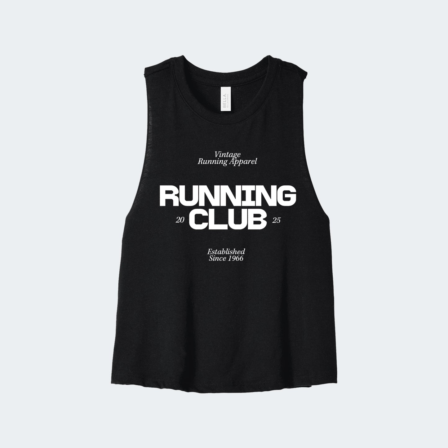 The Vintage Run Club Crop Tank