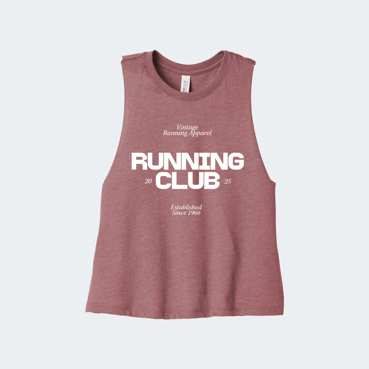 The Vintage Run Club Crop Tank