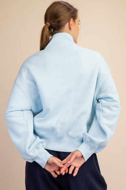 Quarter Zip Fleece Crew