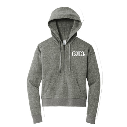 Run Outline Zip Up Hoodie