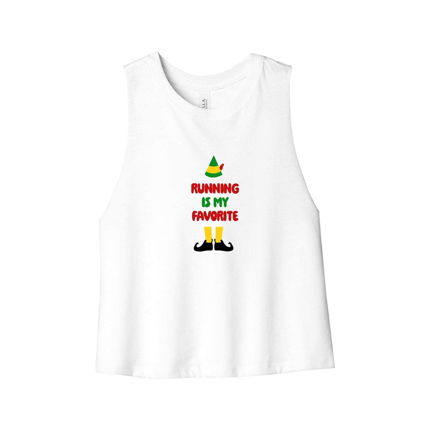 Running Is My Favorite Crop Tank