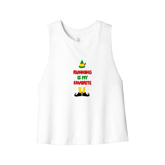 Running Is My Favorite Crop Tank