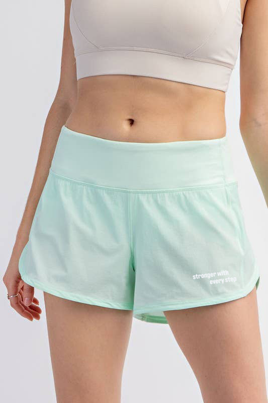 Stronger With Every Step Stretch Shorts