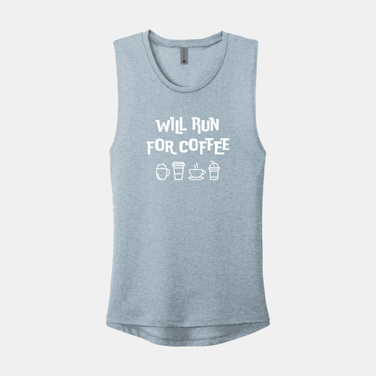 Will Run For Coffee Tank