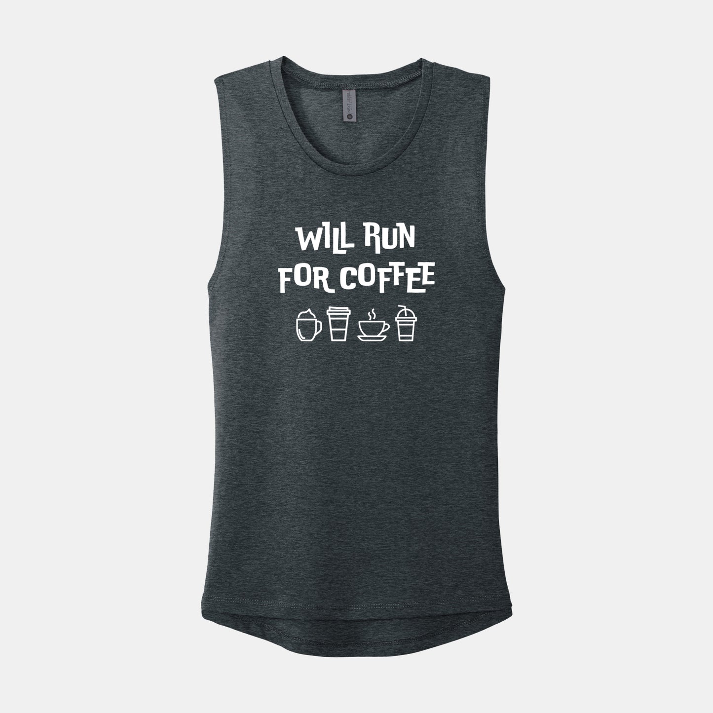 Will Run For Coffee Tank