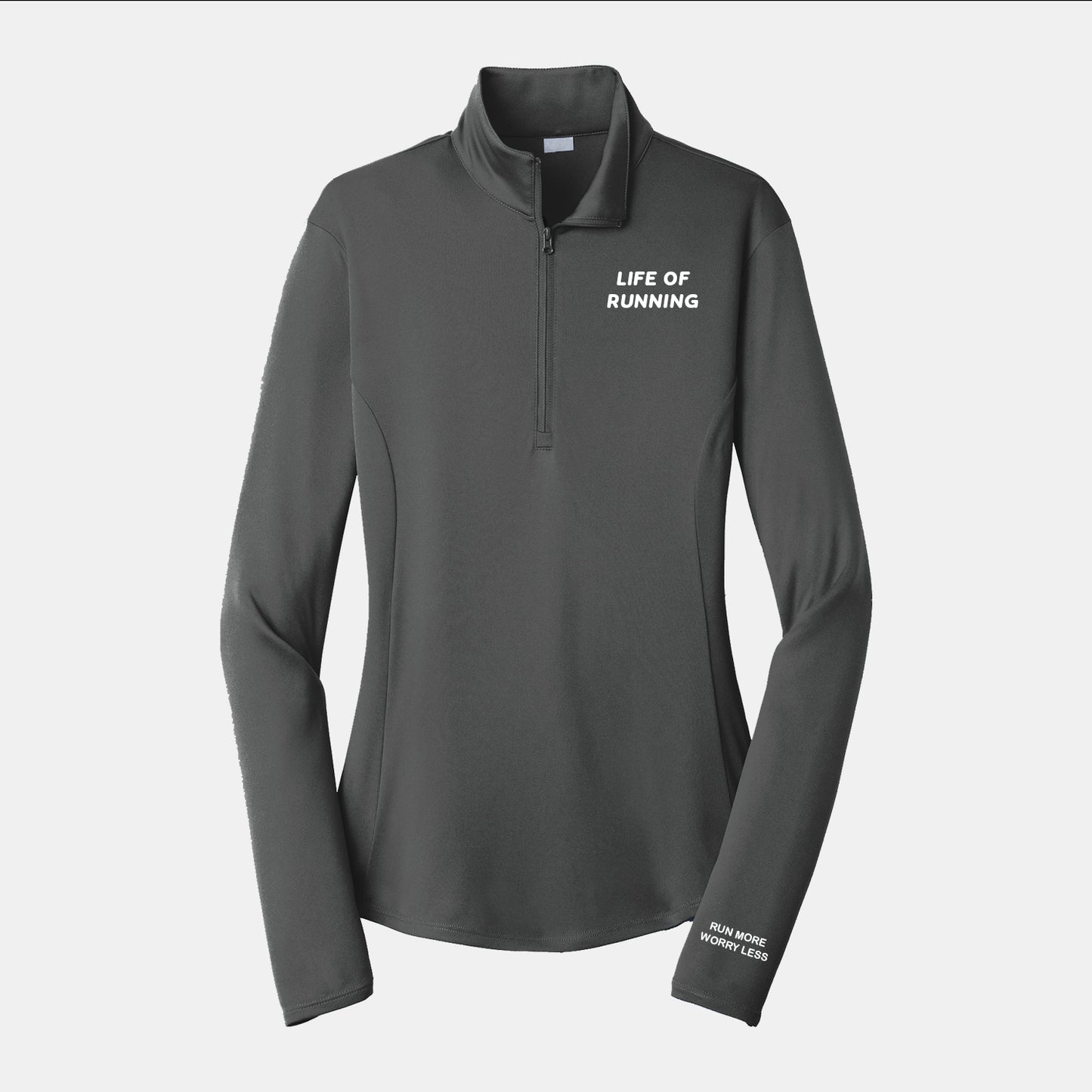 Run More Worry Less Performance Quarter Zip