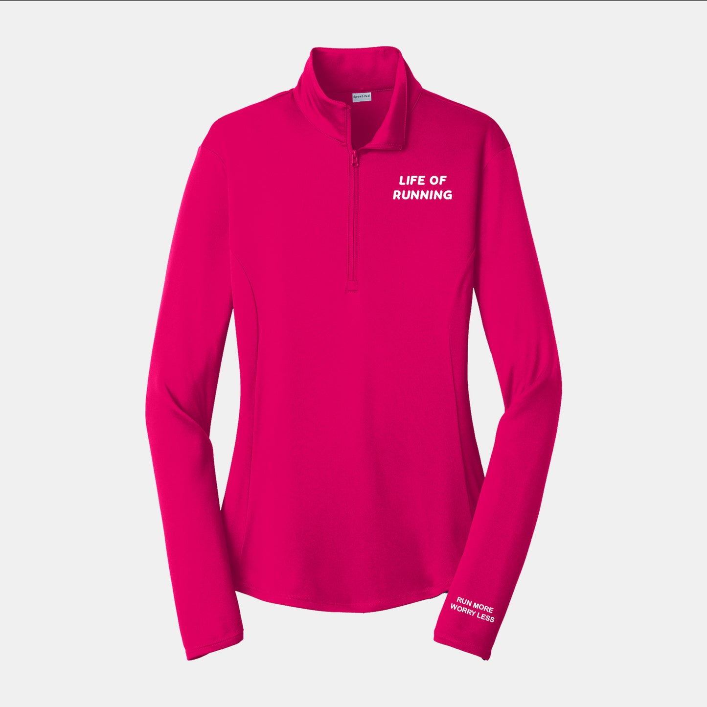 Run More Worry Less Performance Quarter Zip