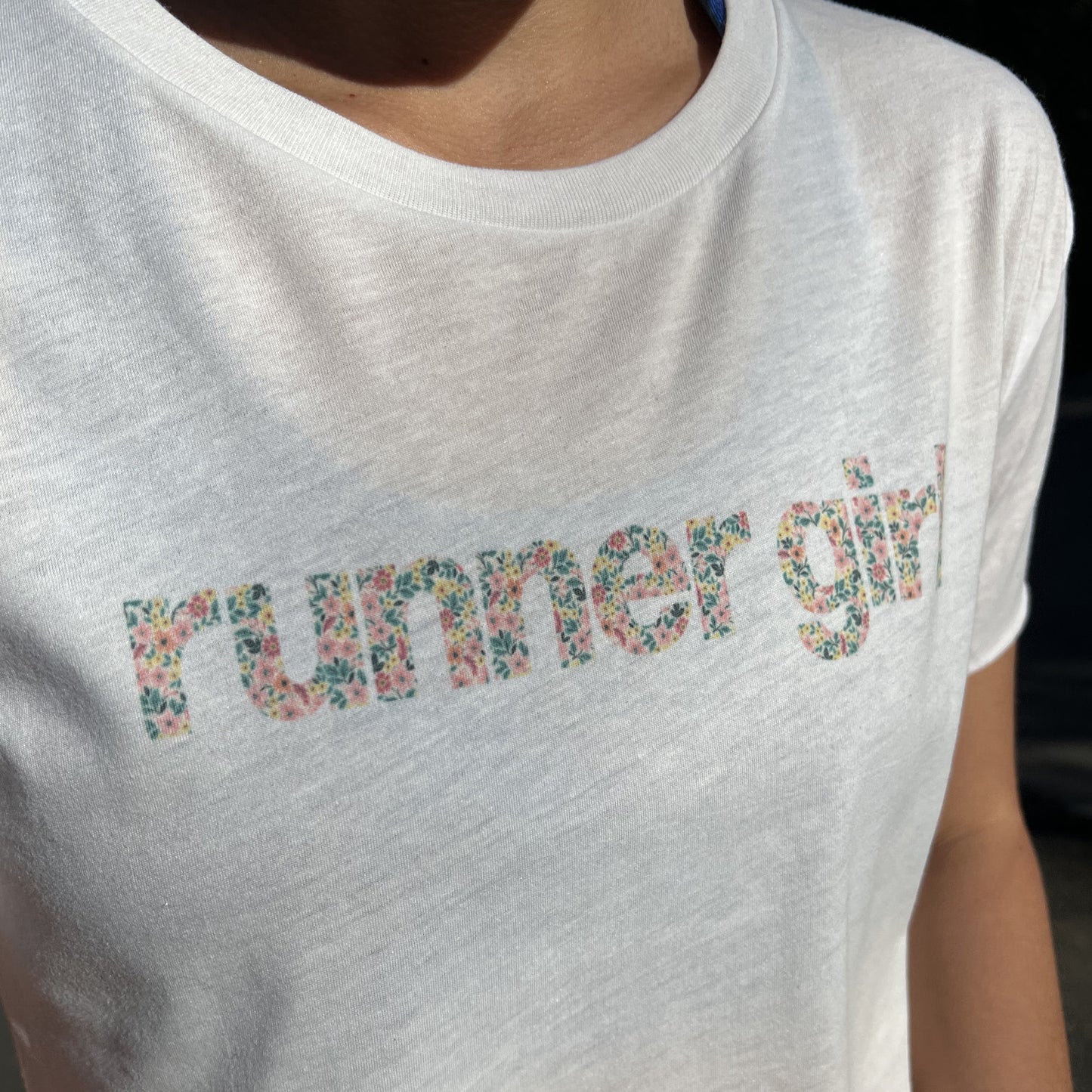 Spring Runner Girl Cropped T-shirt