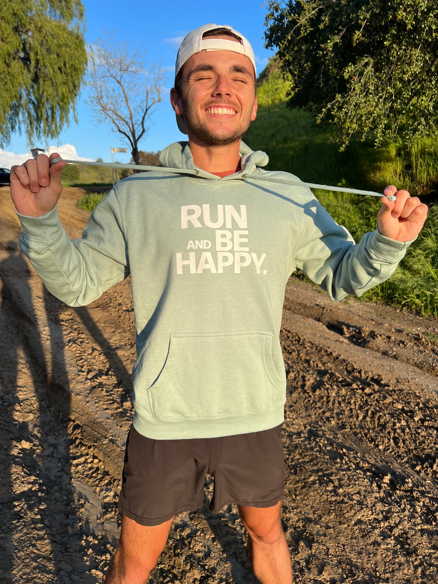 Run and Be Happy Hoodie