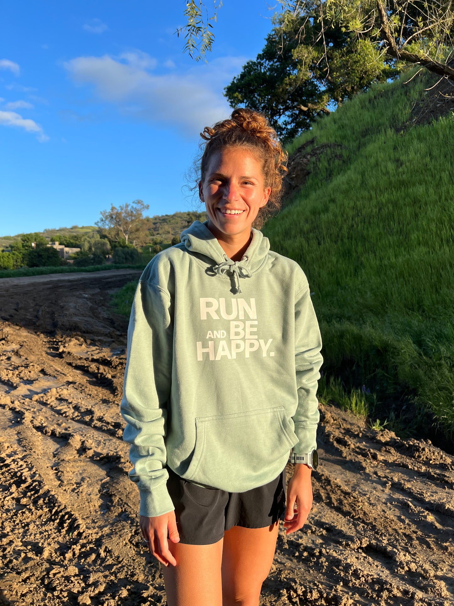 Run and Be Happy Hoodie