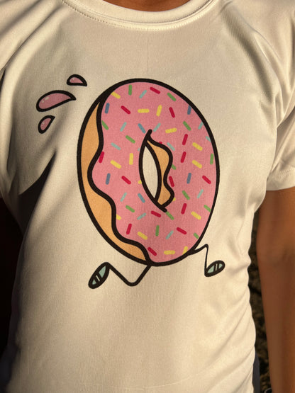 Running Donut Women's Performance Short Sleeve