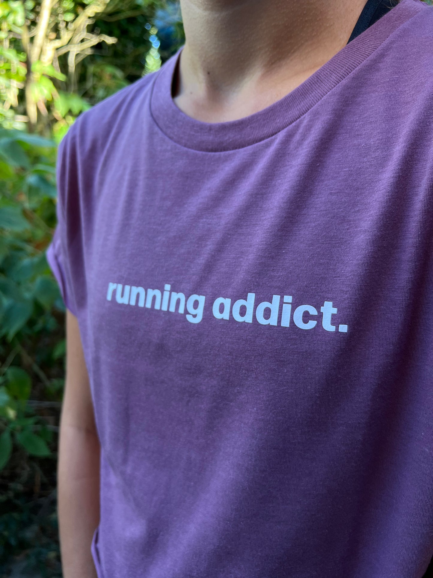 Running Addict Cropped T-Shirt